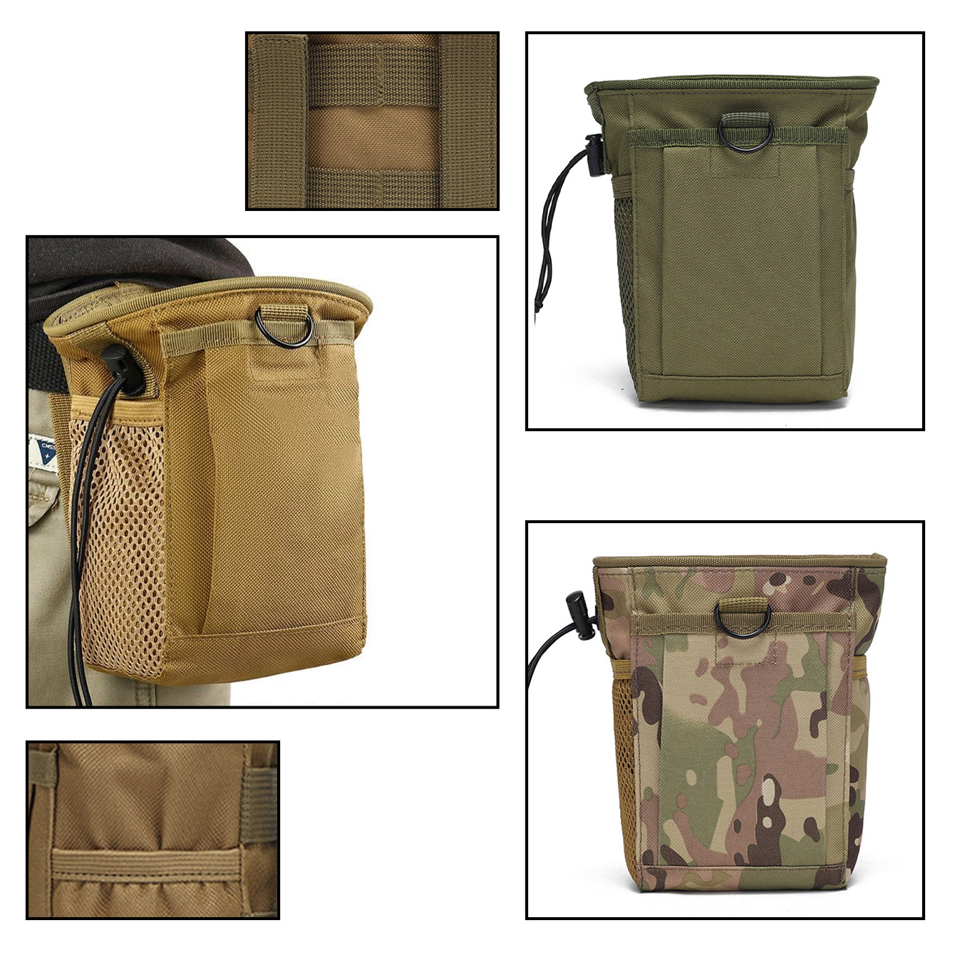 Outdoor Hunting Belt - 3-5L camouflage MOLLE bag recyclable training