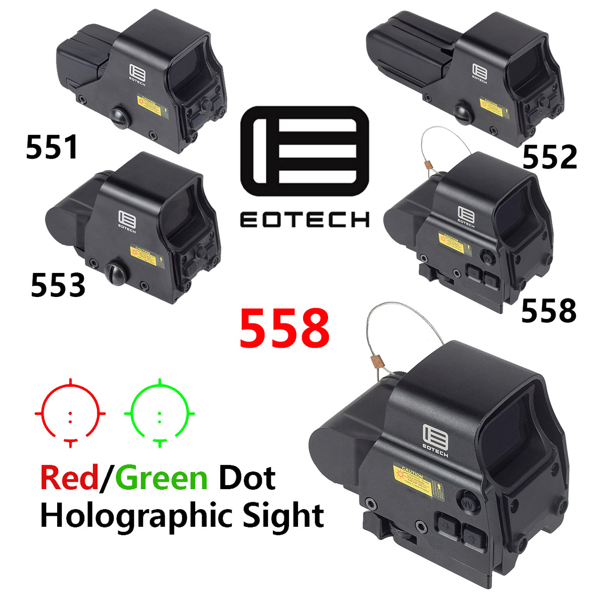 Outdoor Hunting Range - Eotech 551 552 553 558 Holographic