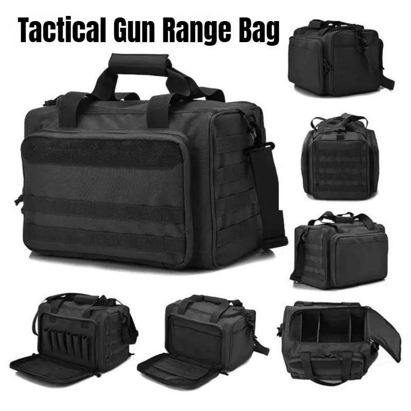 Outdoor Hunting Range - Tactical Gun Range Bag Molle System
