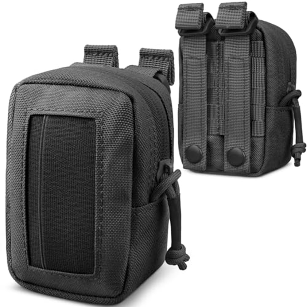 Outdoor Hunting Belt - Disposable Glove Pouch MOLLE Nylon Tactical