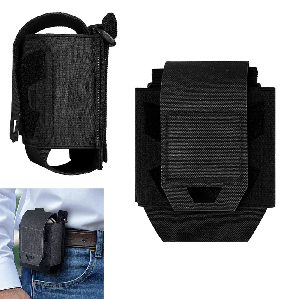 Outdoor Hunting Belt - Adjustable Nylon Handcuff Carry Pouch Molle