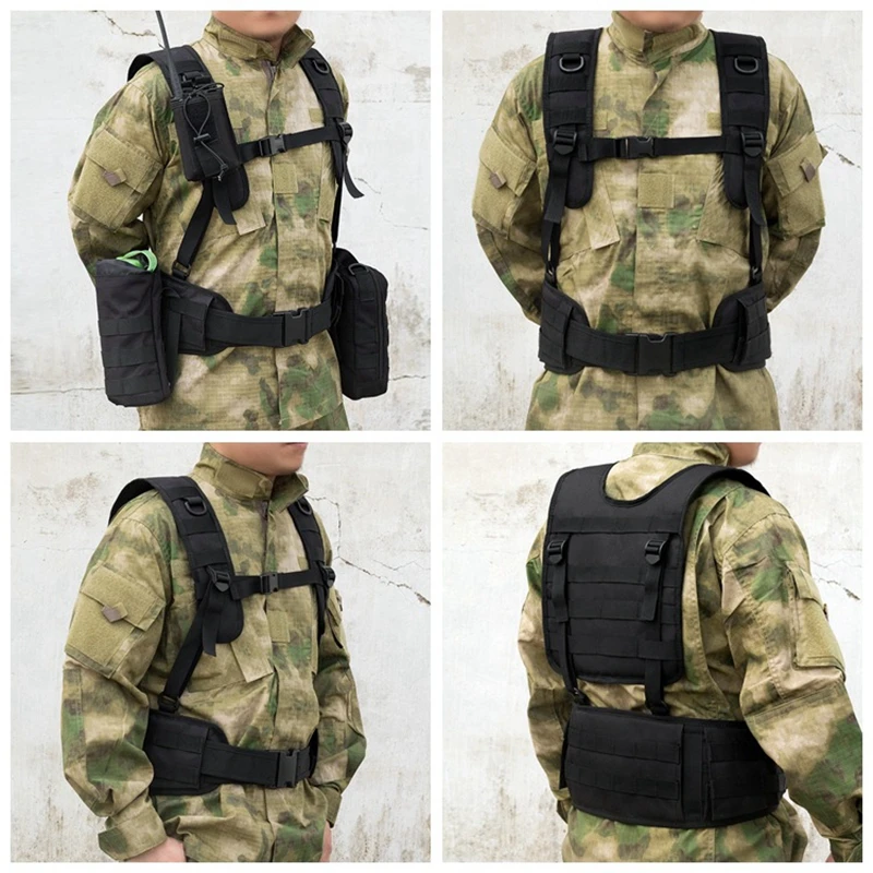 Detachable Tactical Vest Molle - Outdoor Hunting Belt recension och pris