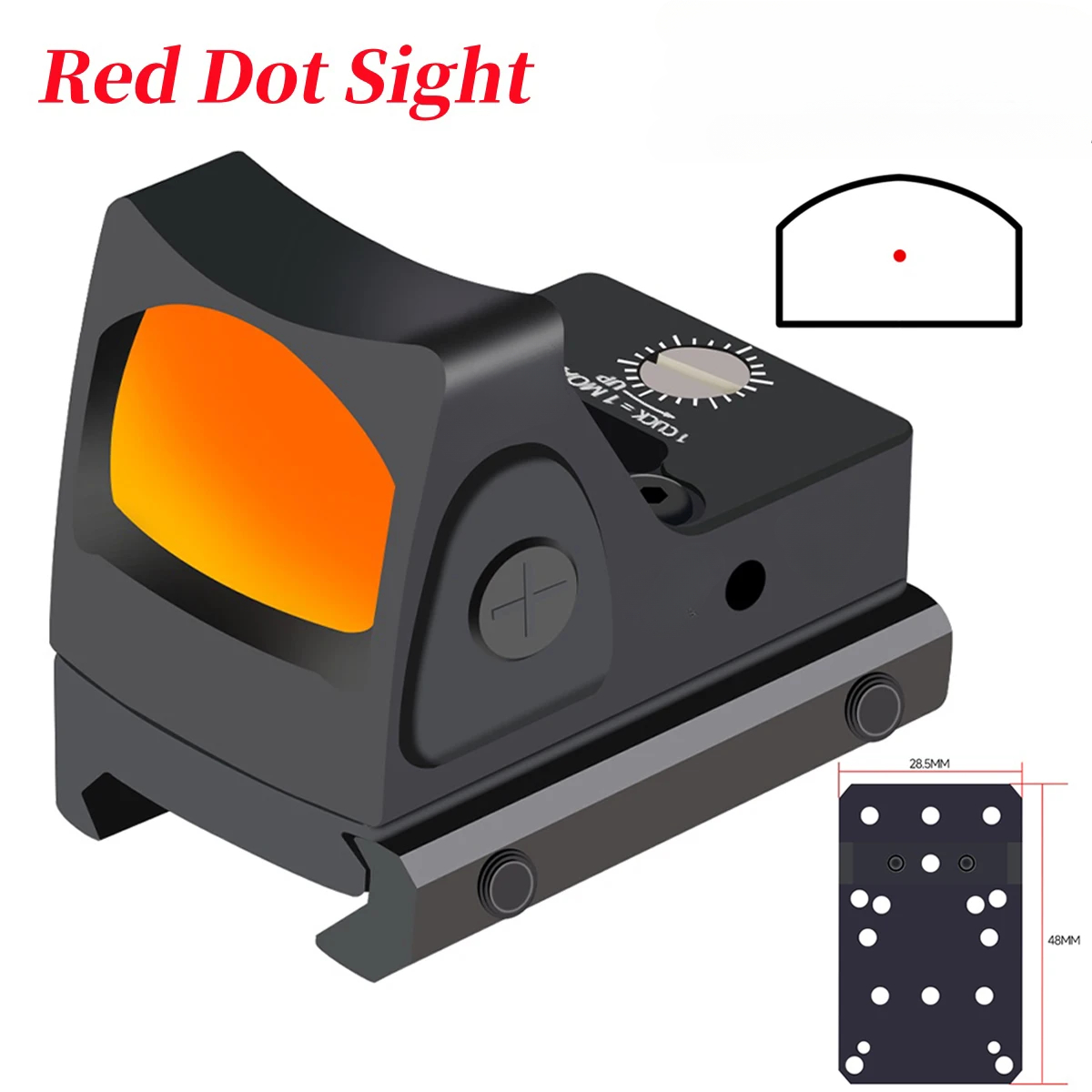 Mini Red Dot Sight Tactical Op - Outdoor Hunting Lab recension och pris