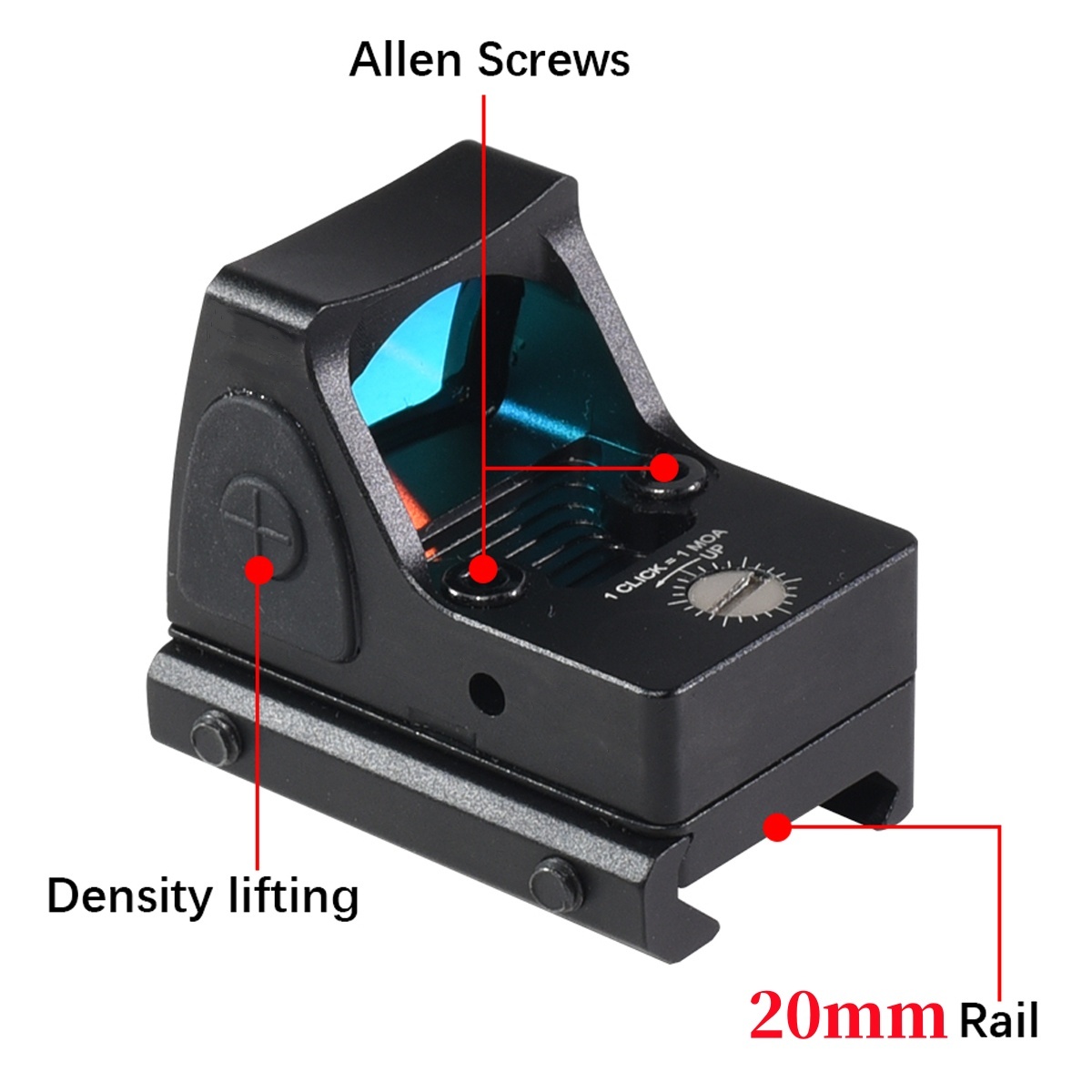 Mini Red Dot Sight Tactical Op - Outdoor Hunting Lab recension och pris