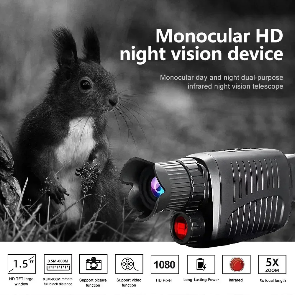 1080P HD Monocular Night Visio - Outdoor Hunting Range recension och pris