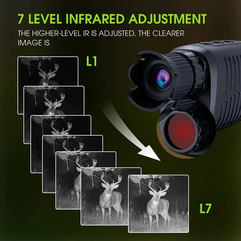 1080P HD Monocular Night Visio - Outdoor Hunting Range recension och pris
