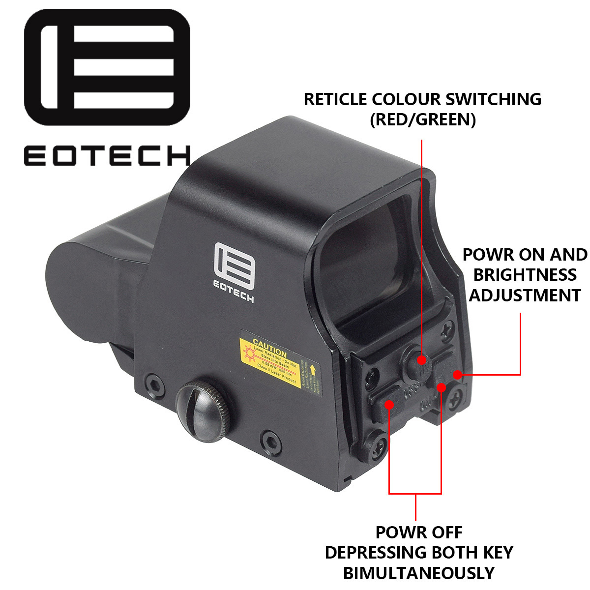 Eotech 551 552 553 558 Hologra - Outdoor Hunting Range recension och pris