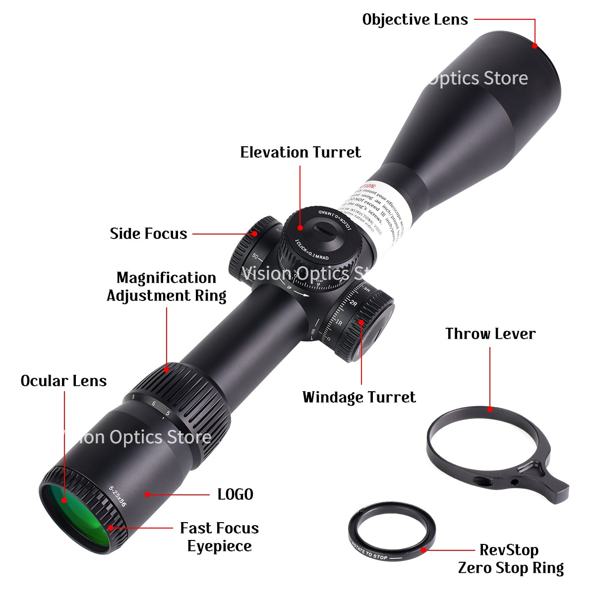 VT 5-25X56 (FFP) Tactical Opti - Outdoor Hunting Lab recension och pris