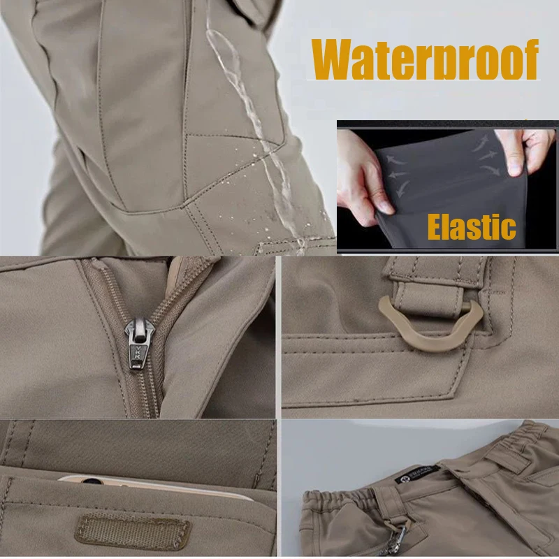 Men's Elastic Hiking Trekking  - Outdoor Hunting Trousers recension och pris