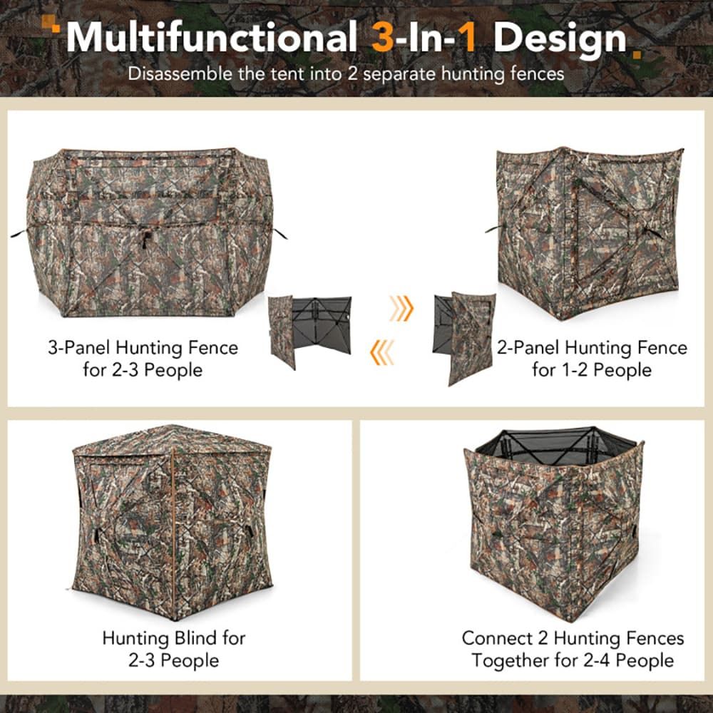5-in-1 Detachable Hunting Blin - Outdoor Hunting Blinds recension och pris
