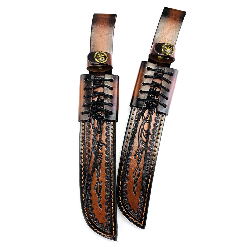 Genuine Cowhide Fixed Blade Kn - Knife Hunting Fixed Blade recension och pris