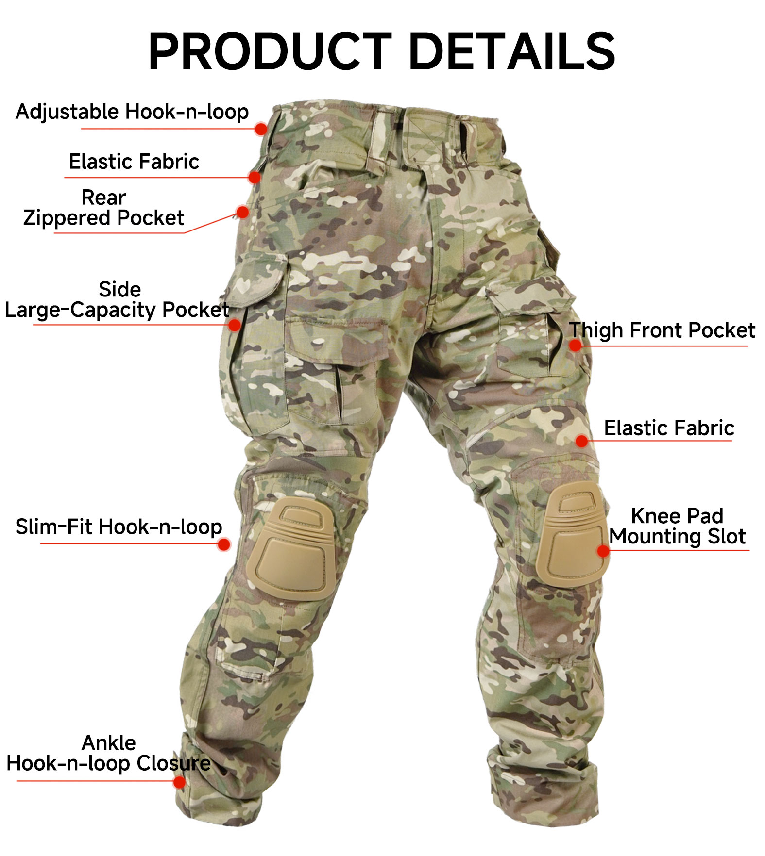 Tactical G3 Pants Cargo Combat - Outdoor Hunting Trousers recension och pris