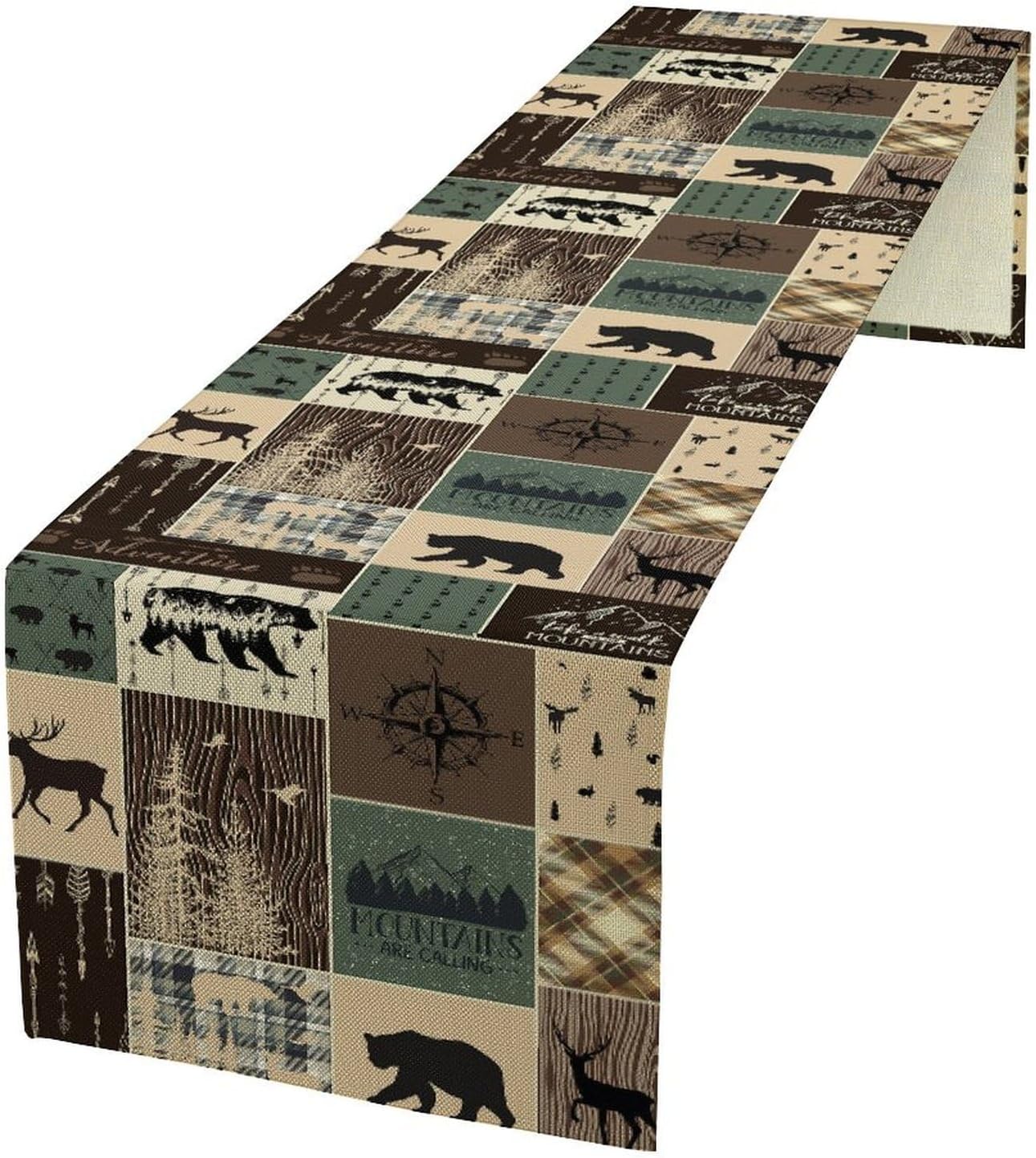 Rustic Farmhouse Deer Bear Tab - Outdoor Hunting News recension och pris