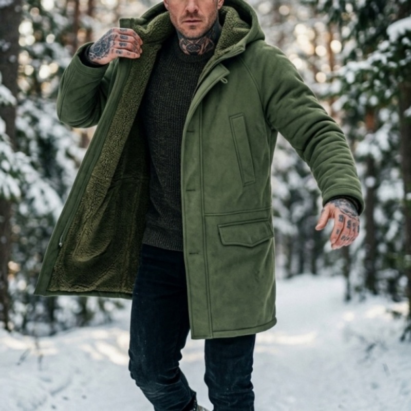 Men’s Hooded Fleece Jacket New - Outdoor Hunting News recension och pris