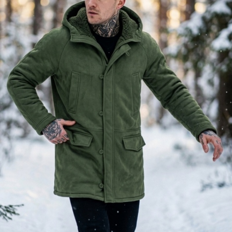 Men’s Hooded Fleece Jacket New - Outdoor Hunting News recension och pris