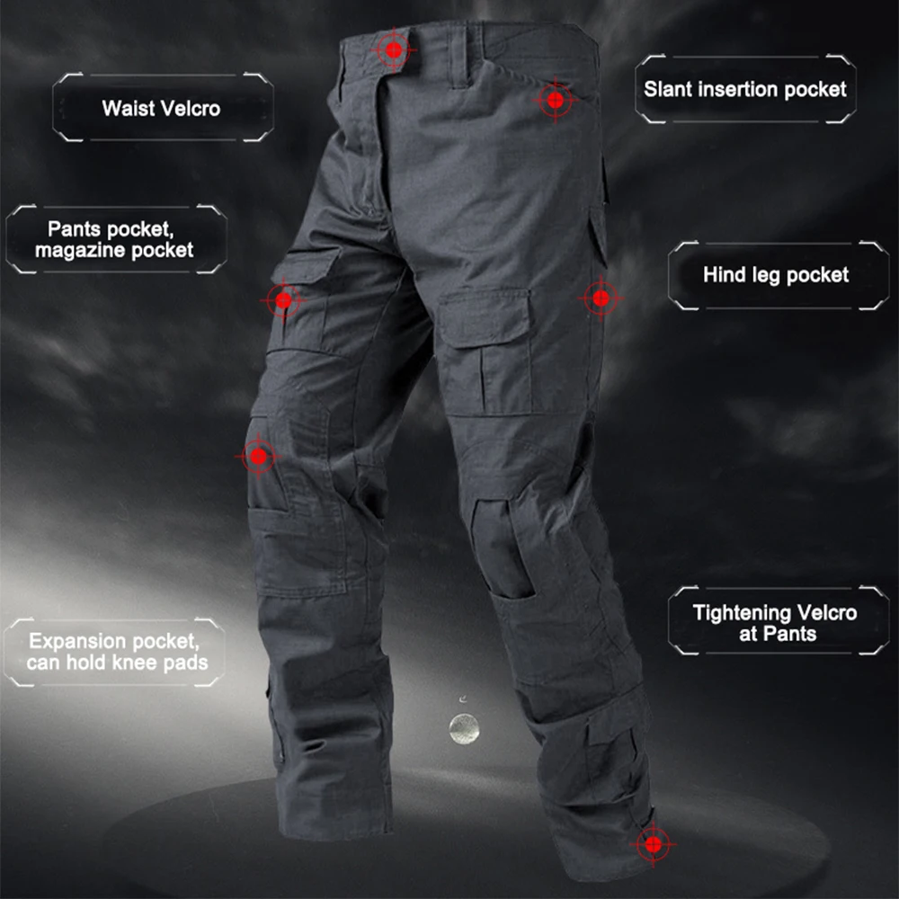 Outdoor Men Combat Pants Tacti - Outdoor Hunting Trousers recension och pris